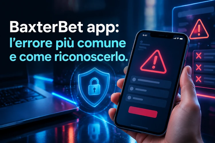 BaxterBet app: l’errore più comune e come riconoscerlo