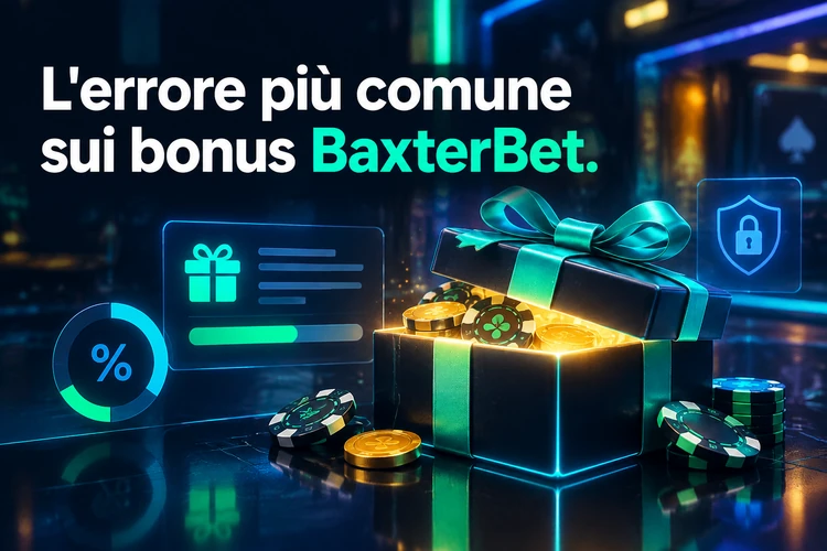 L'errore più comune sui bonus BaxterBet