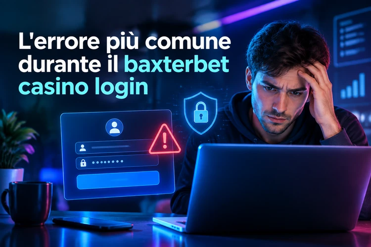 L'errore più comune durante il baxterbet casino login