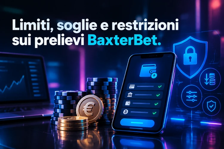 Limiti, soglie e restrizioni sui prelievi BaxterBet