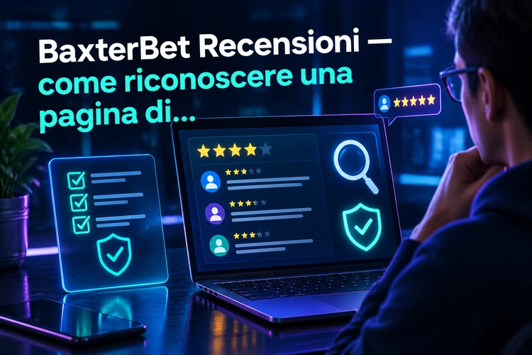 BaxterBet Recensioni — come riconoscere una pagina di recensione indipendente